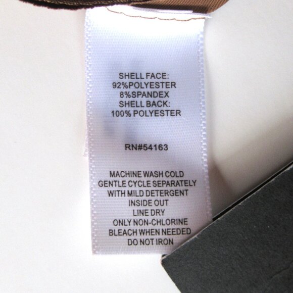 Mark New York Women Skirt Pleated Brown Faux Leather-Look Stretch Long Wide NWT - Picture 8 of 15